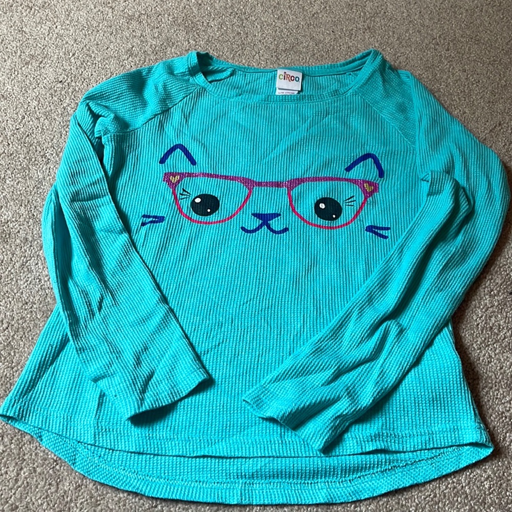 Circo Blue Long sleeve girls shirt